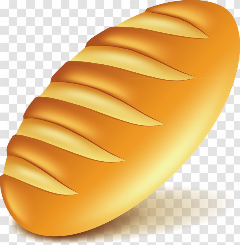 White Bread Bakery Loaf - Food - Decorative Toast Vector Transparent PNG