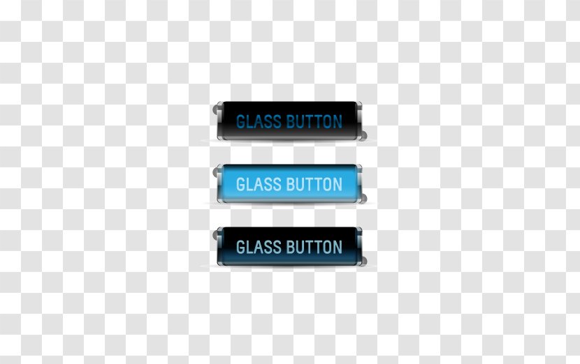 Download - Logo - Vector Blue Button Transparent PNG