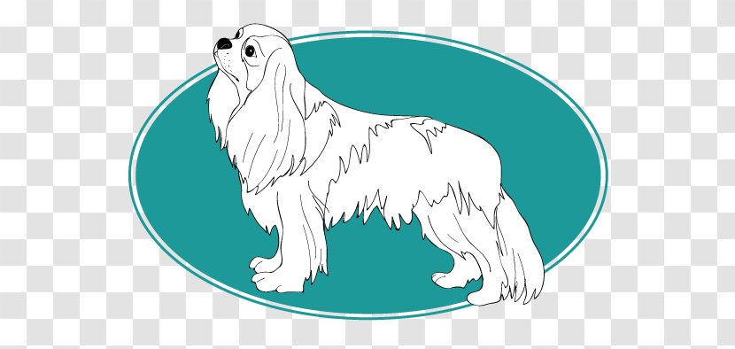 Dog Breed Marine Mammal Line Art Clip - Cavalier King Charles Spaniel Transparent PNG