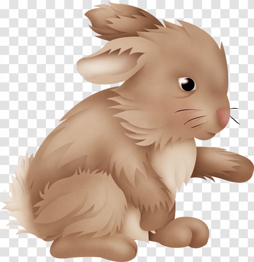 Easter Bunny Domestic Rabbit Hare - Whiskers - Cute Brown Transparent PNG