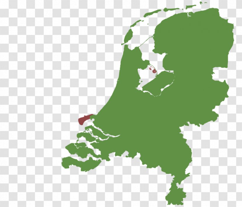 Netherlands World Map Blank - Vector Transparent PNG