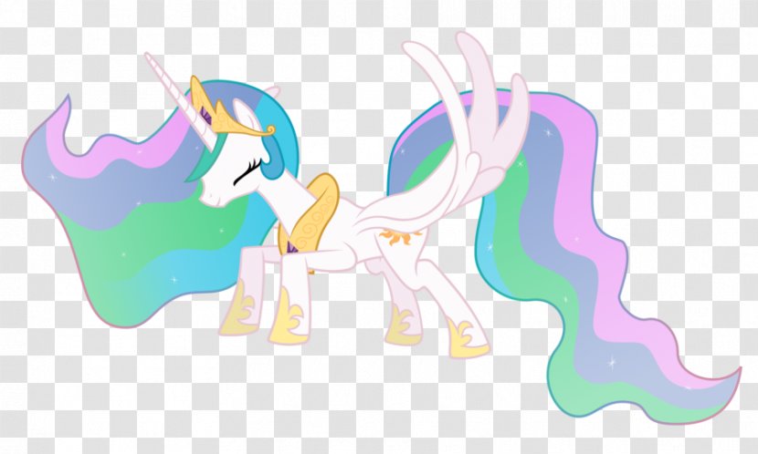 My Little Pony Princess Celestia Illustration Horse - Heart Transparent PNG