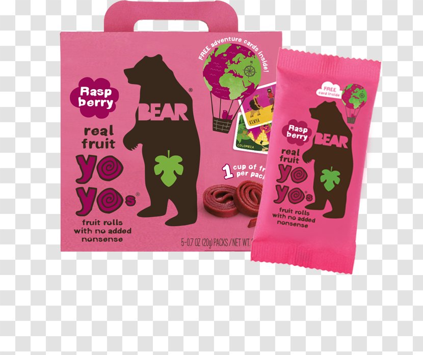 Fruit Roll-Ups Snacks Organic Food Raspberry - Pink Transparent PNG