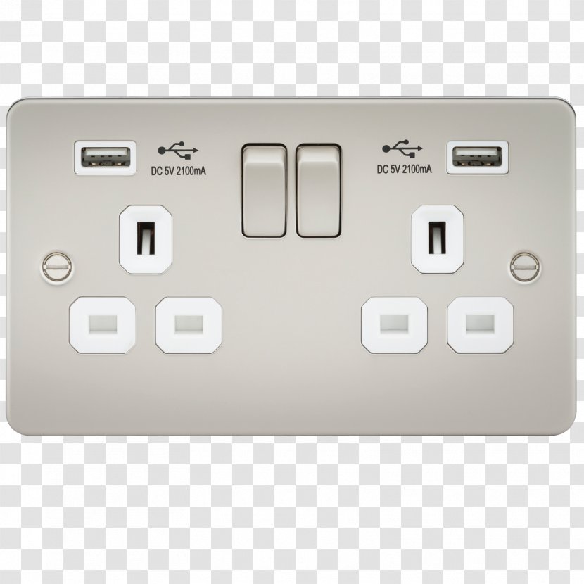 Battery Charger AC Power Plugs And Sockets Electrical Switches Electronics Latching Relay - Usb - USB Transparent PNG