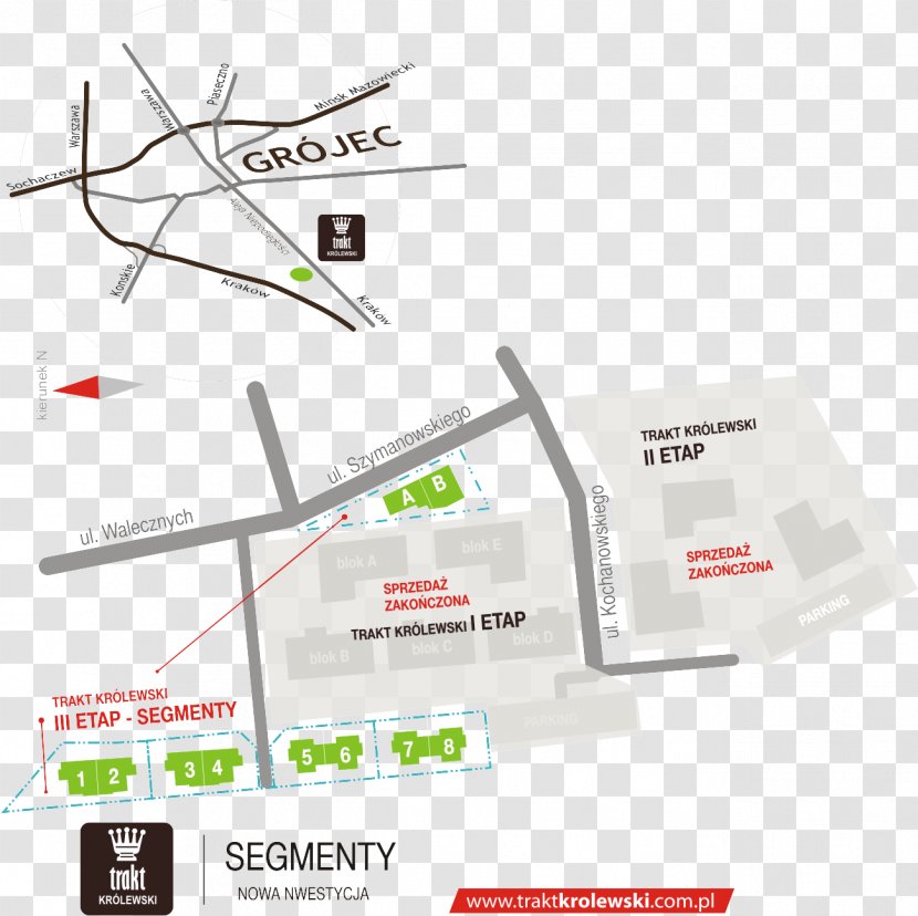 TRAKT KRÓLEWSKI Brand Grójec - Diagram - Segment Transparent PNG