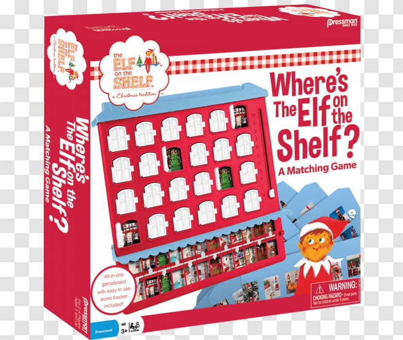 The Elf On Shelf Santa Claus Toy Game - Parent Transparent PNG