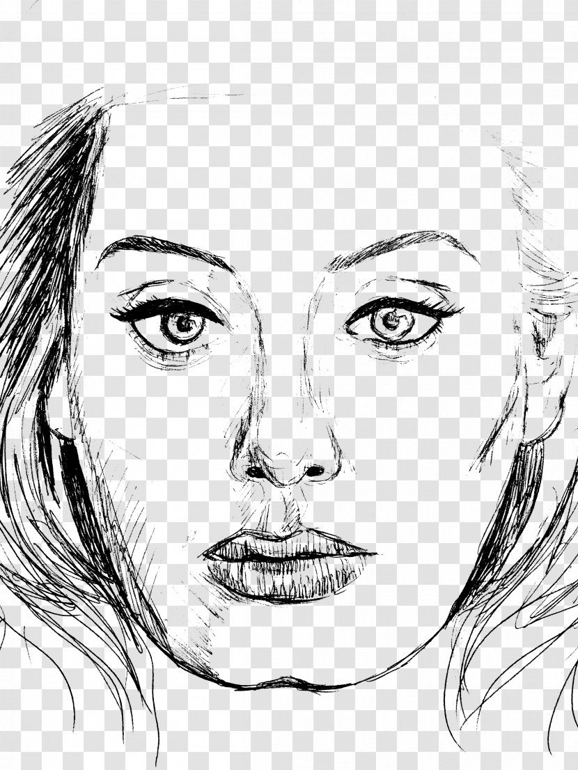 Eye Cheek Drawing Sketch - Cartoon Transparent PNG