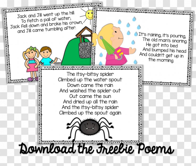 Poetry Nursery Rhyme Kindergarten Distich - Frame - Flower Transparent PNG