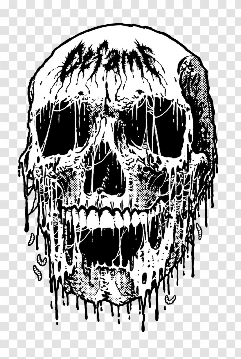 Skull Sticker Decal T-shirt Принт - Tj Transparent PNG