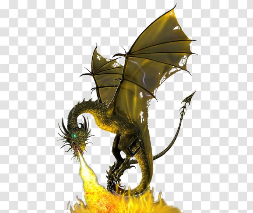 Yellow Dragon Iridescent Kite Transparent PNG