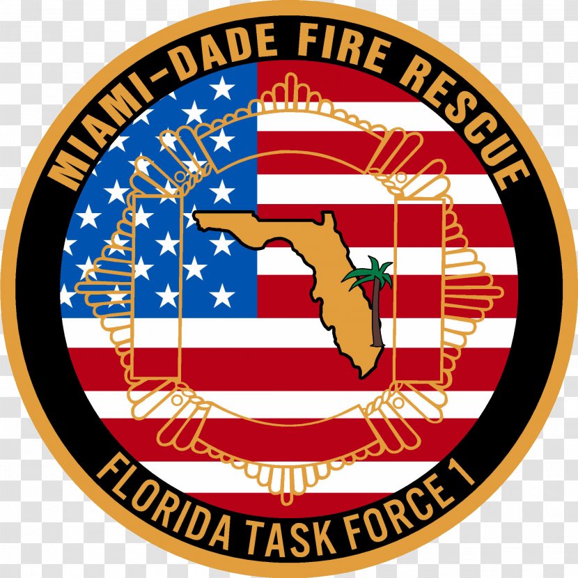 Urban Search And Rescue Florida Task Force 1 Miami-Dade Fire Department County Organization Menu - Miamidade - Logo Transparent PNG