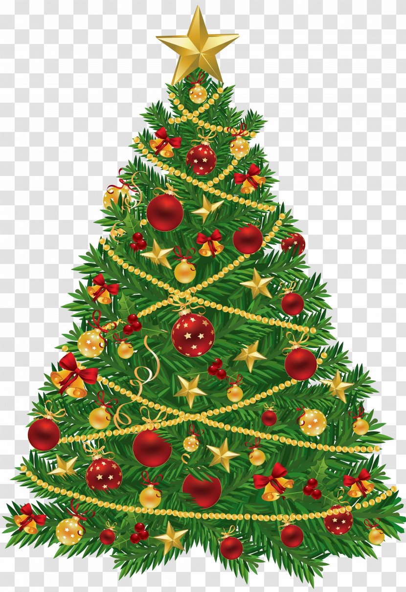 Christmas Tree Ornament Clip Art - Evergreen - Ornaments Cliparts Transparent PNG