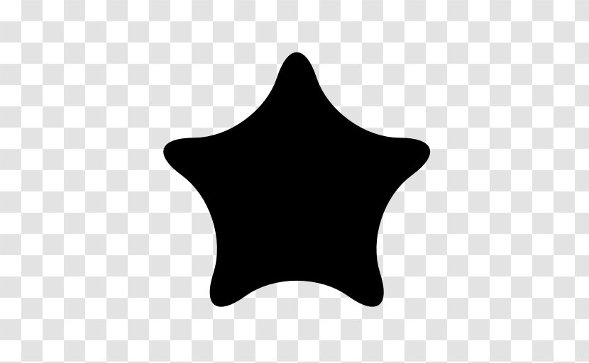 Blackstar Clip Art - Solid Five Pointed Star Transparent PNG