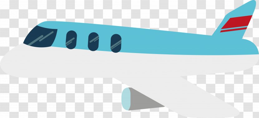 Airplane Narrow-body Aircraft - Vehicle - Simple Cartoon Plane Transparent PNG