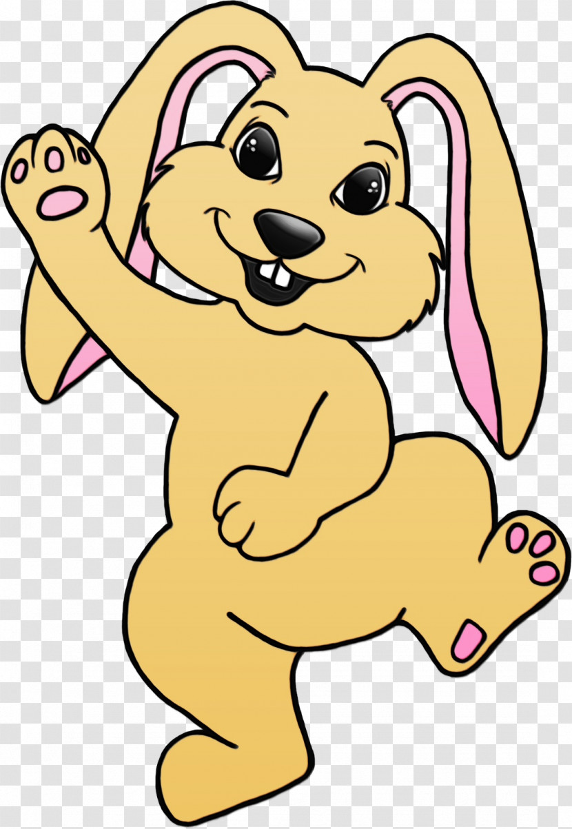 Puppy Dog Character Cartoon Yellow Transparent PNG