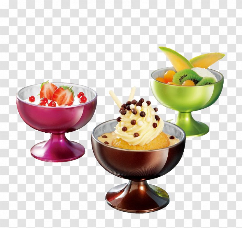 Ice Cream Tea Fruit Salad Cup Tableware Transparent PNG