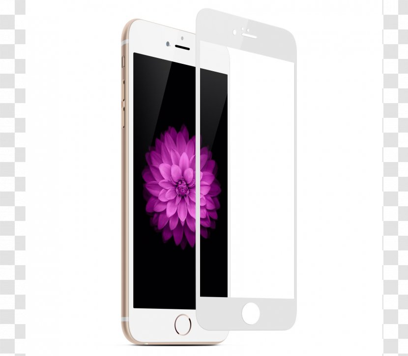 IPhone 6 Plus Screen Protectors Toughened Glass 6s - Pink Transparent PNG