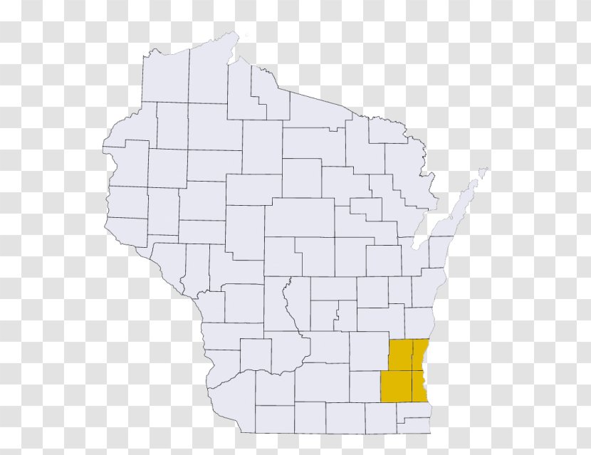 Wisconsin Map Angle Transparent PNG