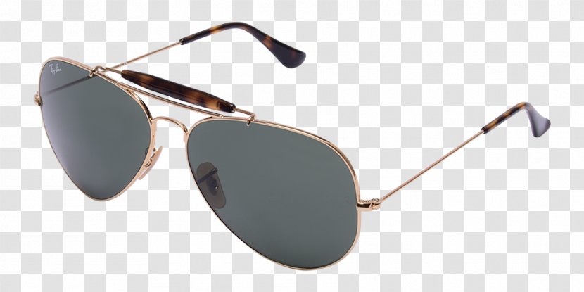 Outdoorsman Ray-Ban Aviator Flash Sunglasses - Ray Ban Transparent PNG