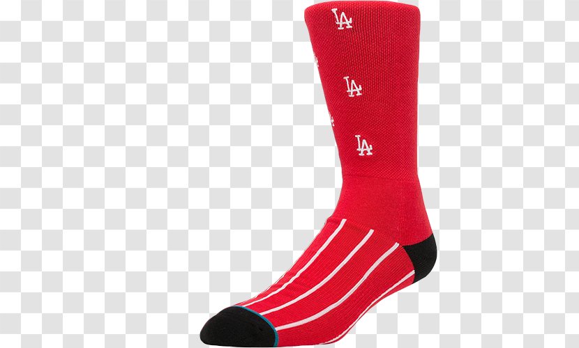 Los Angeles Dodgers Stance Anthem Socks Men's T-shirt Shoe Foot - Nike Transparent PNG