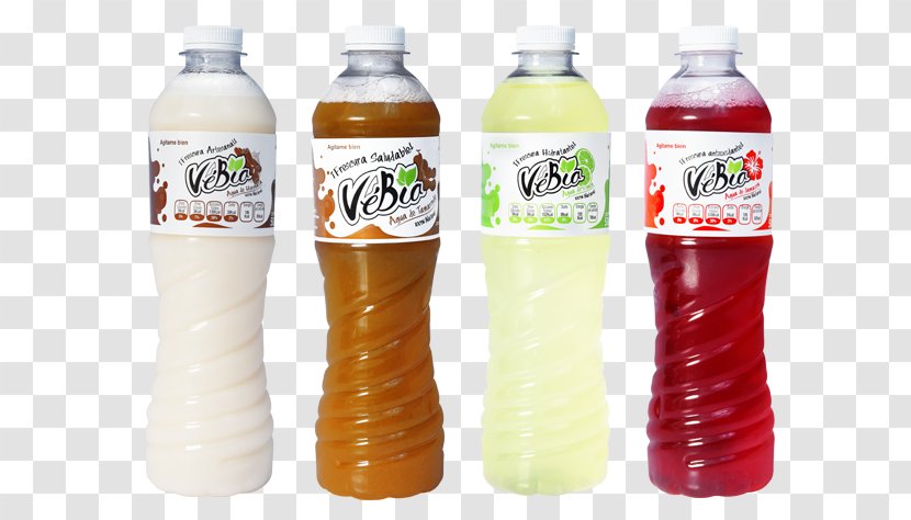 Fizzy Drinks Aguas Frescas Flavor Bottled Water Plastic Bottle - Taste - Agua De Jamaica Transparent PNG