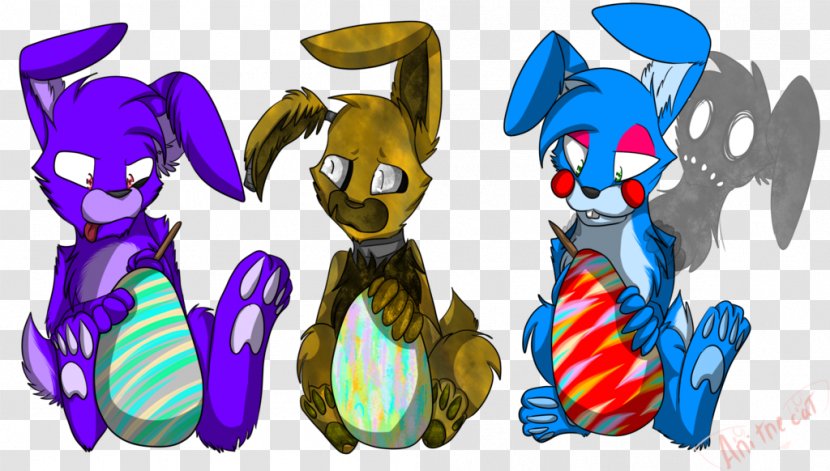 Five Nights At Freddy's 2 4 3 Easter Bunny - Drawing Transparent PNG