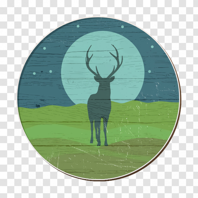 Deer Icon Landscapes Icon Transparent PNG