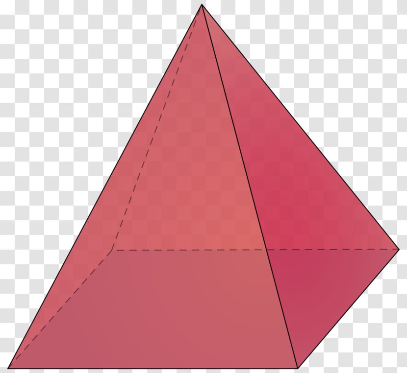 Triangle Pyramid Pink M Transparent PNG