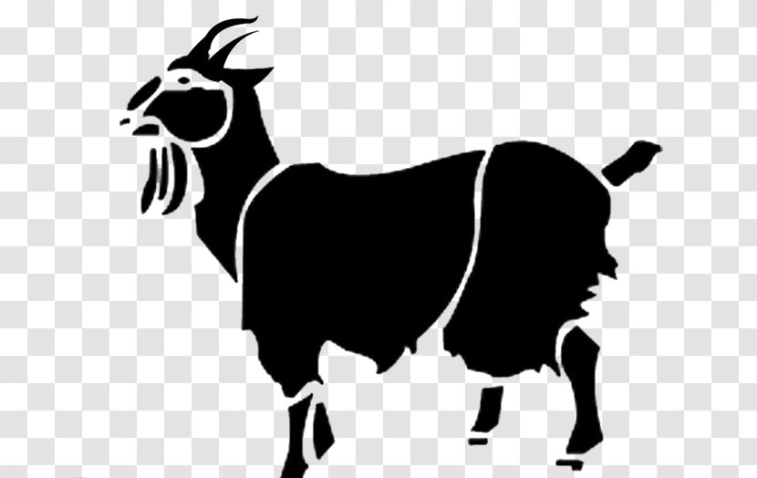 Sheep Saanen Goat Cattle - Horn - Black Transparent PNG