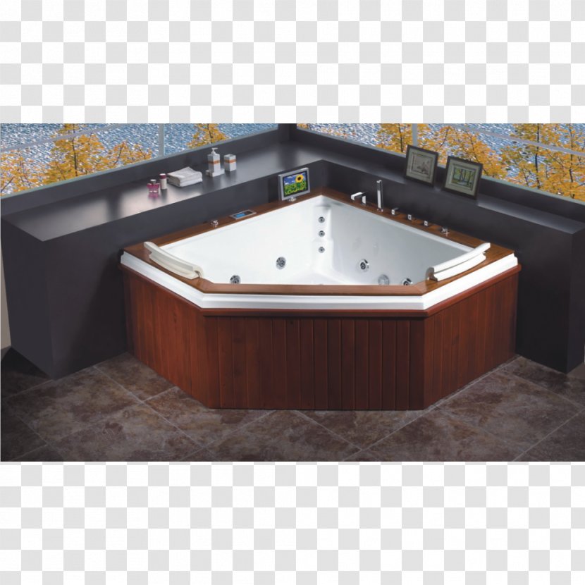 Hot Tub Bathtub Spa Bathroom Shower - Acrylic Resin - L-shaped Kitchen Cabinets Membrane Pressure Door R Transparent PNG