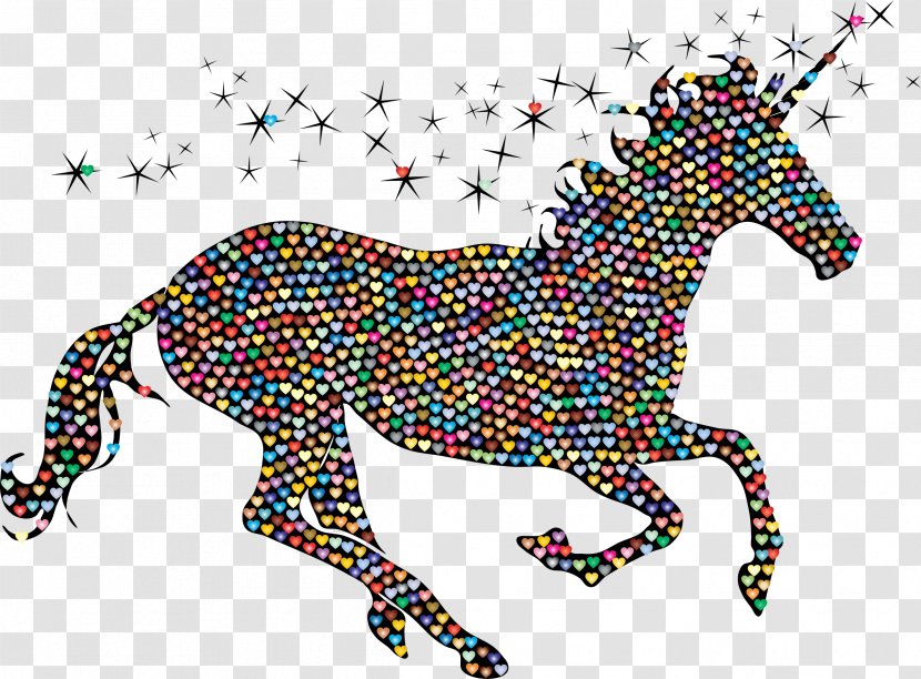 Horse Stallion Equestrian Clip Art - Happy Unicorn Transparent PNG