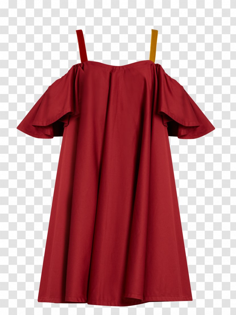 Dress Sleeve Neckline Top Maroon - Sweater - Festive Red Transparent PNG