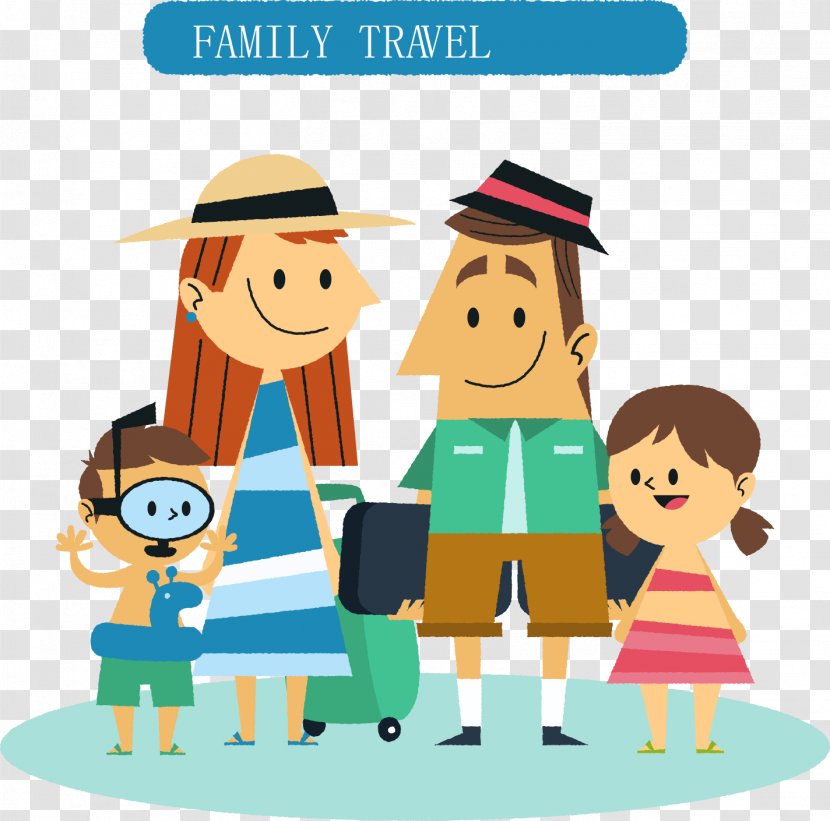 Package Tour Travel Family Vacation Hotel - Cartoon Home Design Transparent PNG