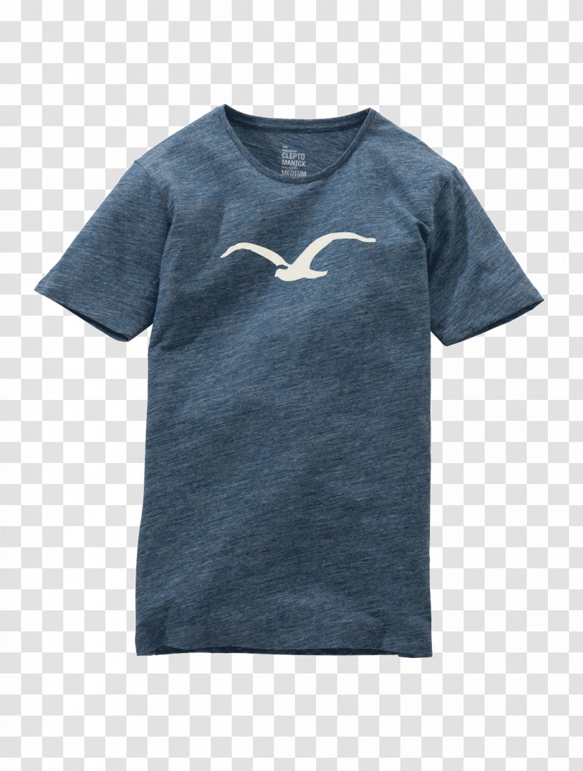 T-shirt Clothing Top Blue Hood - Neck Transparent PNG