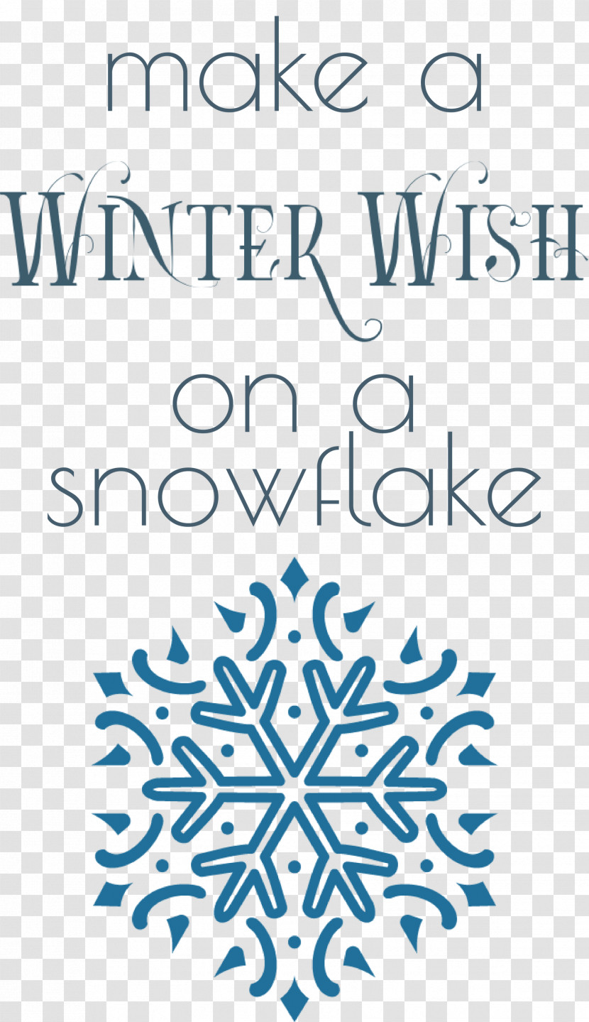 Winter Wish Snowflake Transparent PNG