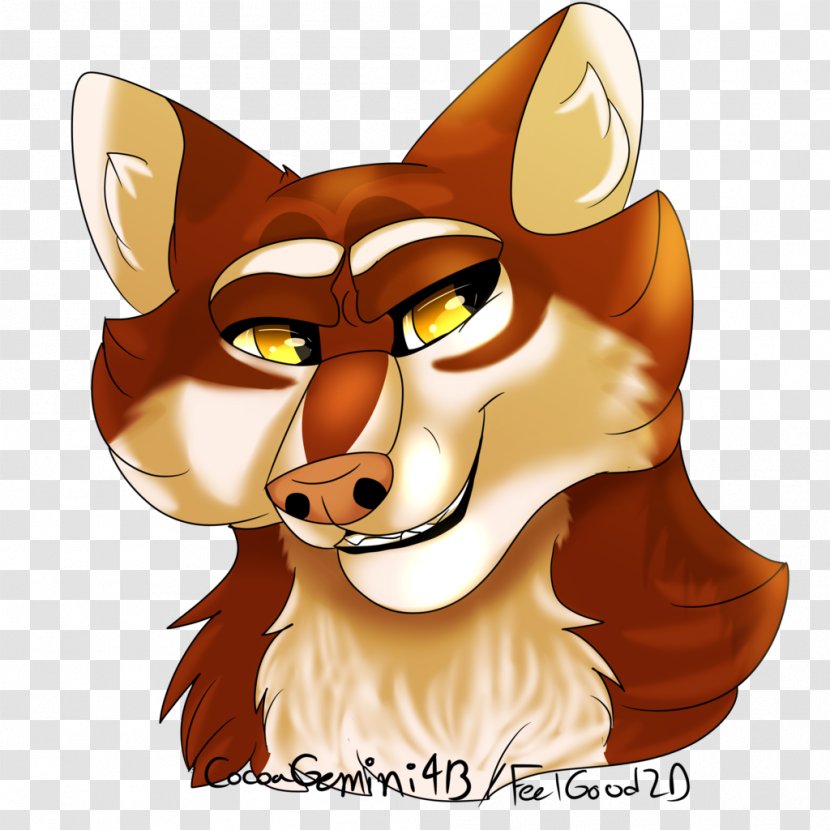 Whiskers Red Fox Dog Cat - Carnivoran - Sales Commission Transparent PNG