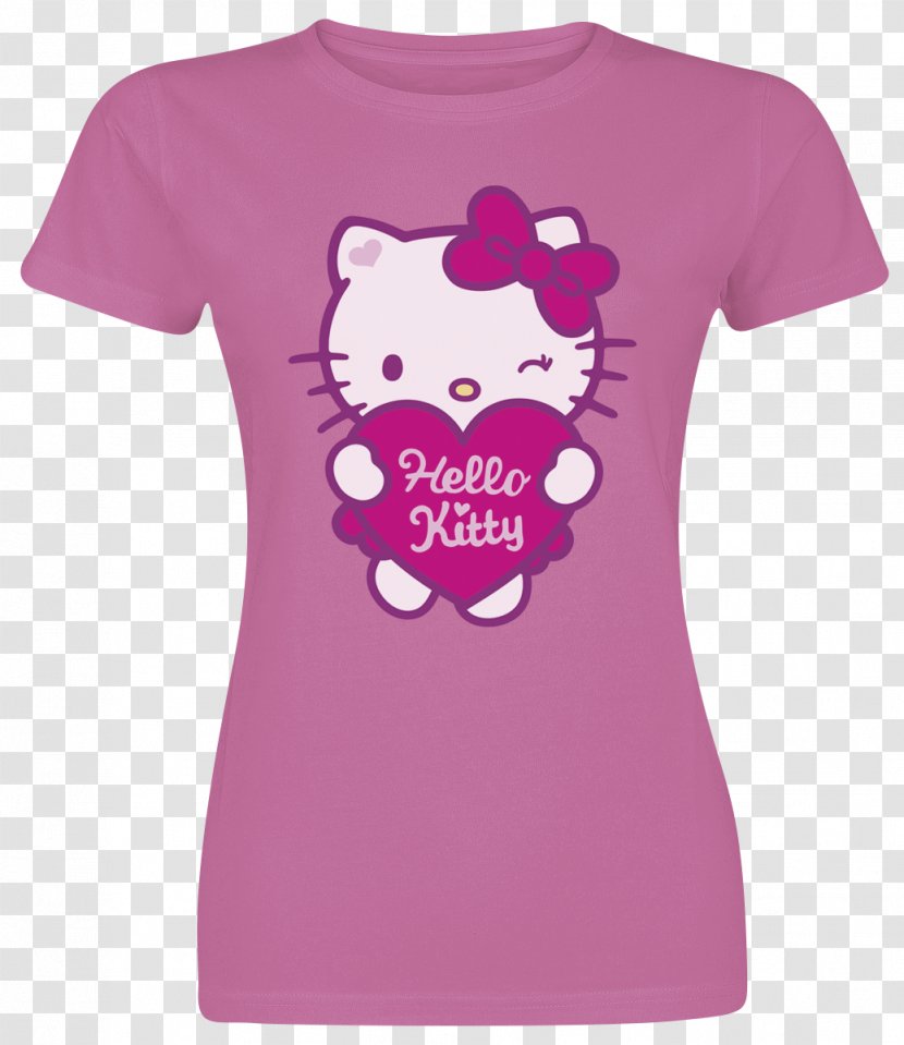 T-shirt Hello Kitty Woman Clothing Female - Tree Transparent PNG