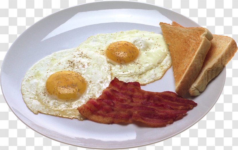 Full Breakfast Fried Egg Bacon Pancake Transparent PNG