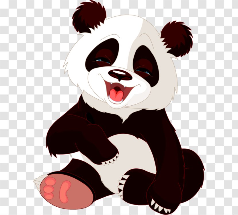 Giant Panda Clip Art Vector Graphics Illustration Image - Tree - Baby Bear Transparent PNG