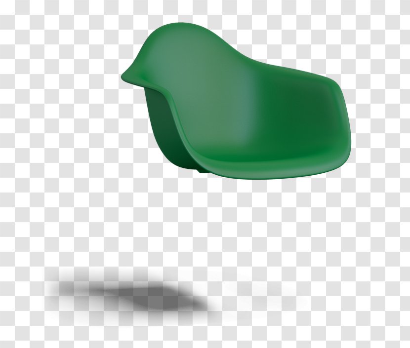 Eames Lounge Chair Plastic Vitra Industrial Design - Green Transparent PNG