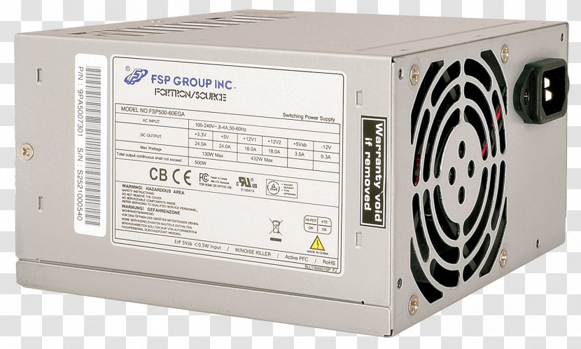Power Converters Supply Unit FSP Group 500-60APN - Rating - 500 Watt FSP500-80BU 500.00 Stromversorgung StromversorgungenFsp Transparent PNG