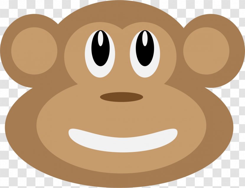 Clip Art Monkey Openclipart Free Content Vector Graphics - Facial Expression Transparent PNG