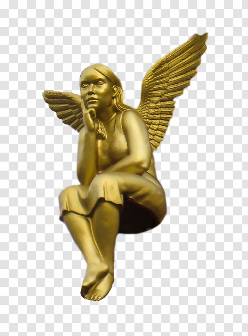 Angel - Statue - Figurine Transparent PNG