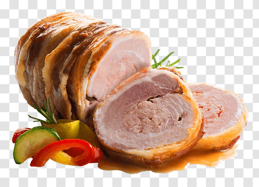 Roast Chicken Meat Galantine Roasting Food - Turkey Ham - Oven Transparent PNG