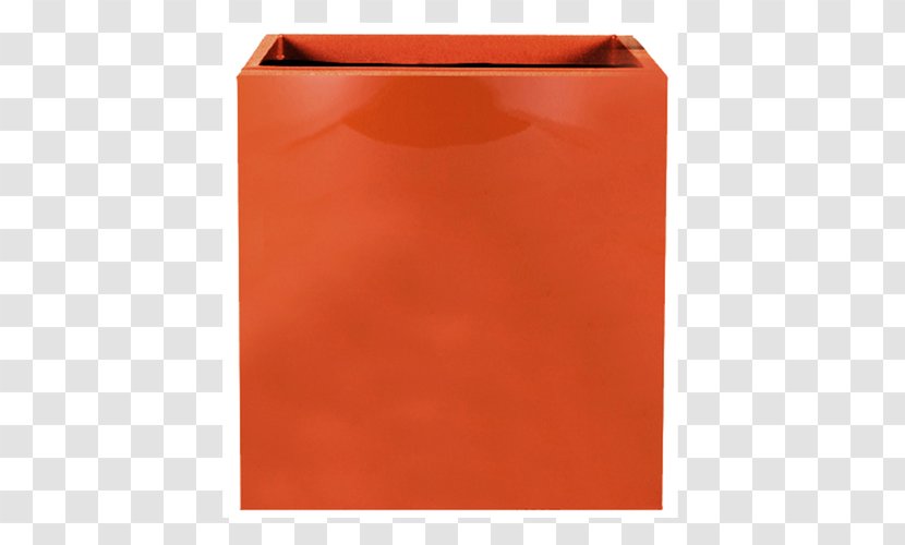 Rectangle Flowerpot - Peach - Angle Transparent PNG