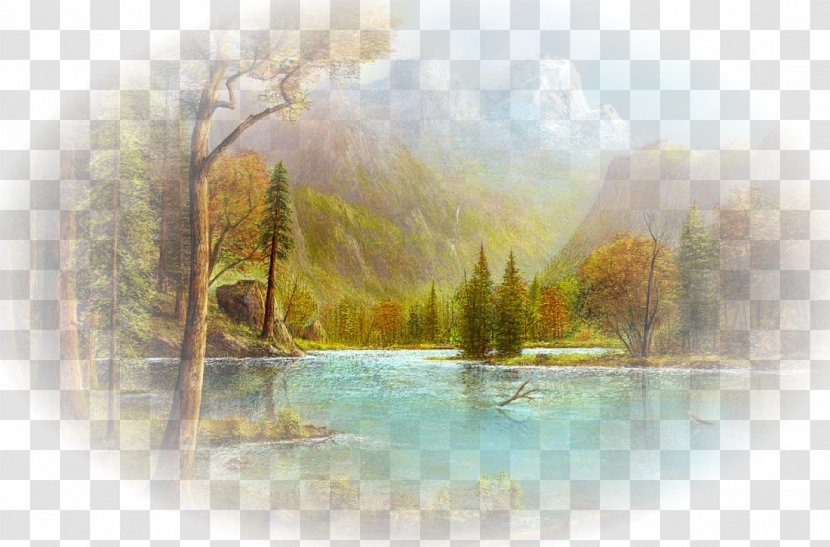 Yosemite Valley Landscape Painting Painter National Park Transparent PNG