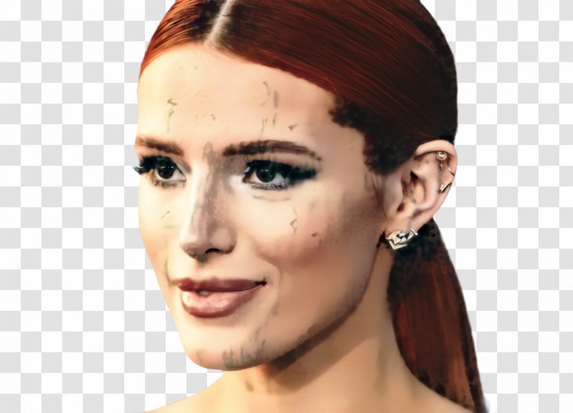 Lips Cartoon - Bella Thorne - Lace Wig Smile Transparent PNG