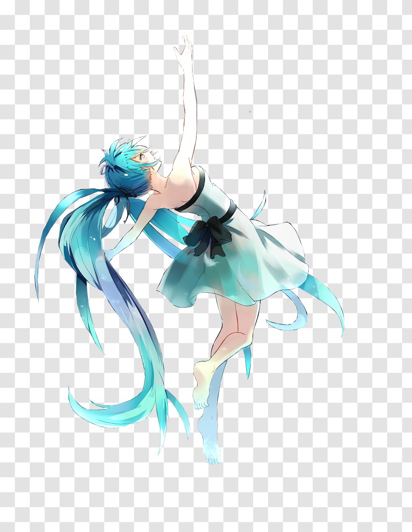 Hatsune Miku Project Diva F Desktop Wallpaper Vocaloid IPhone 6 - Silhouette Transparent PNG