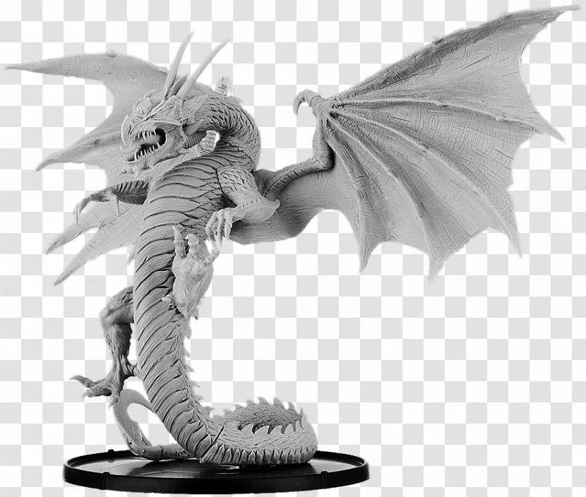 Dragon Figurine White Idris - Mythical Creature Transparent PNG