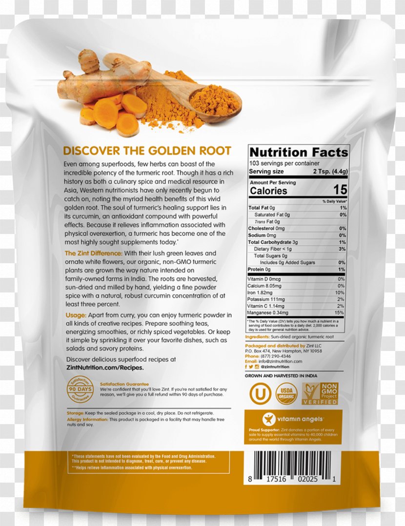 Nutrient Maca Superfood Raw Foodism Organic Food - Turmeric Leaf Transparent PNG